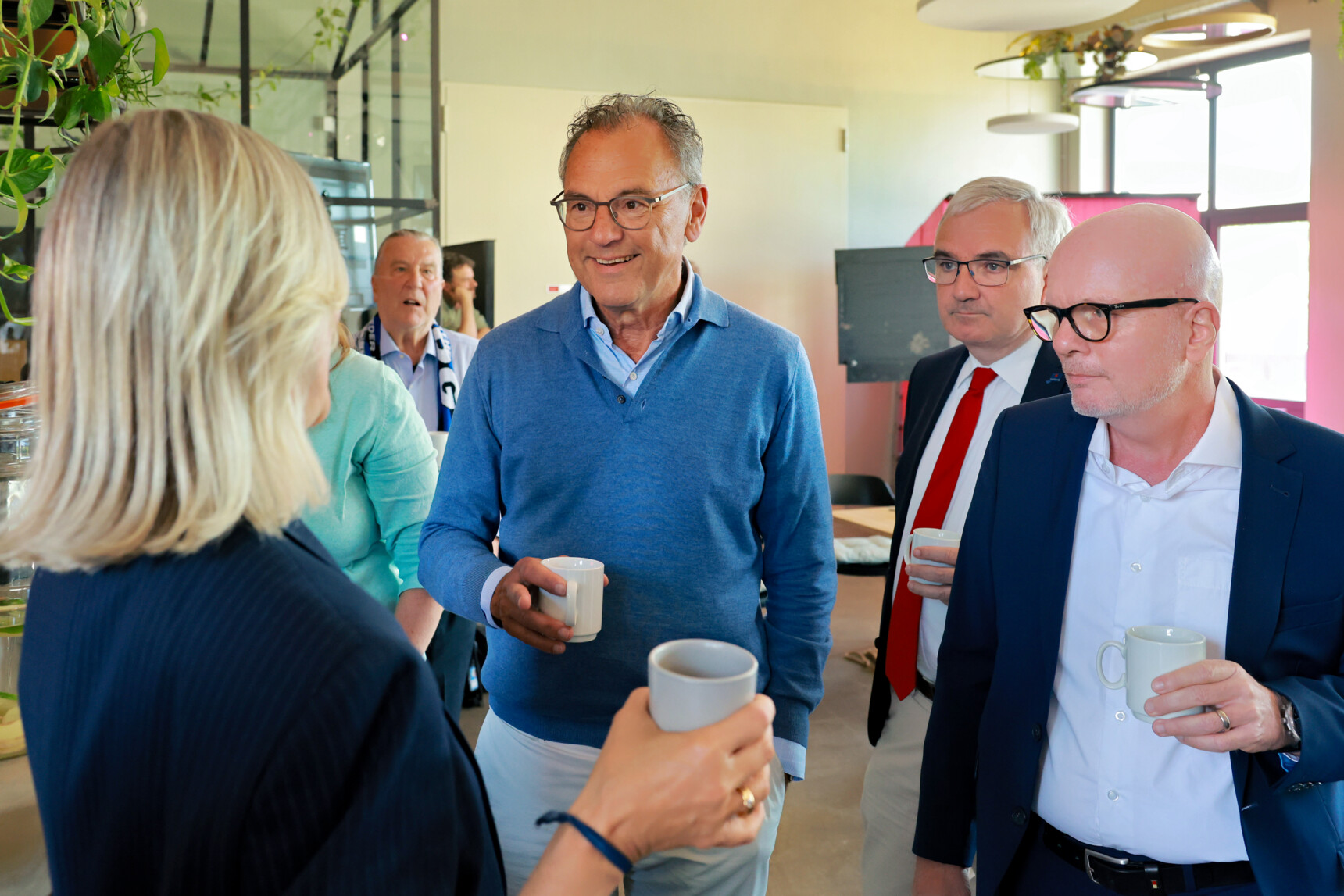 HamburgAmbassador Jos Steemann mit seinen Kollegen Nikolaus Boltze und Carsten Düwer