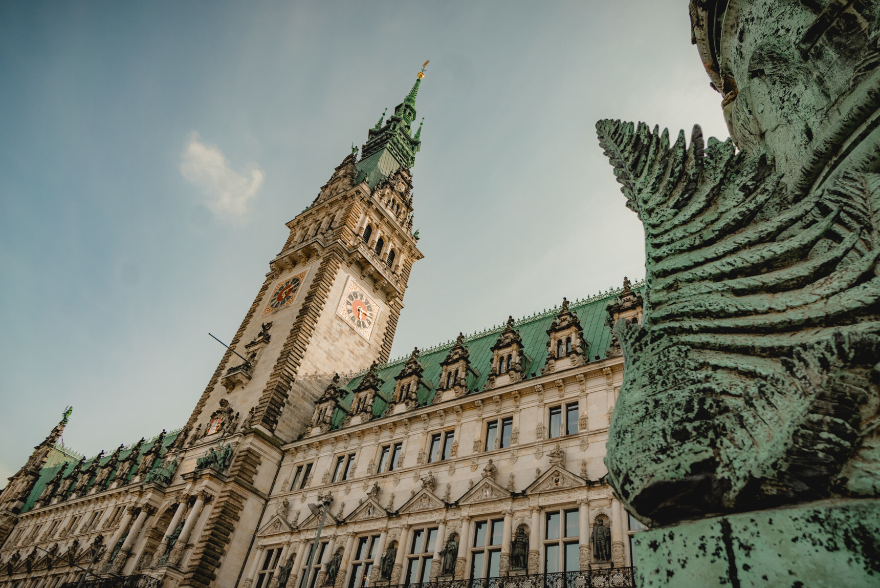 Ansicht des Hamburger Rathauses