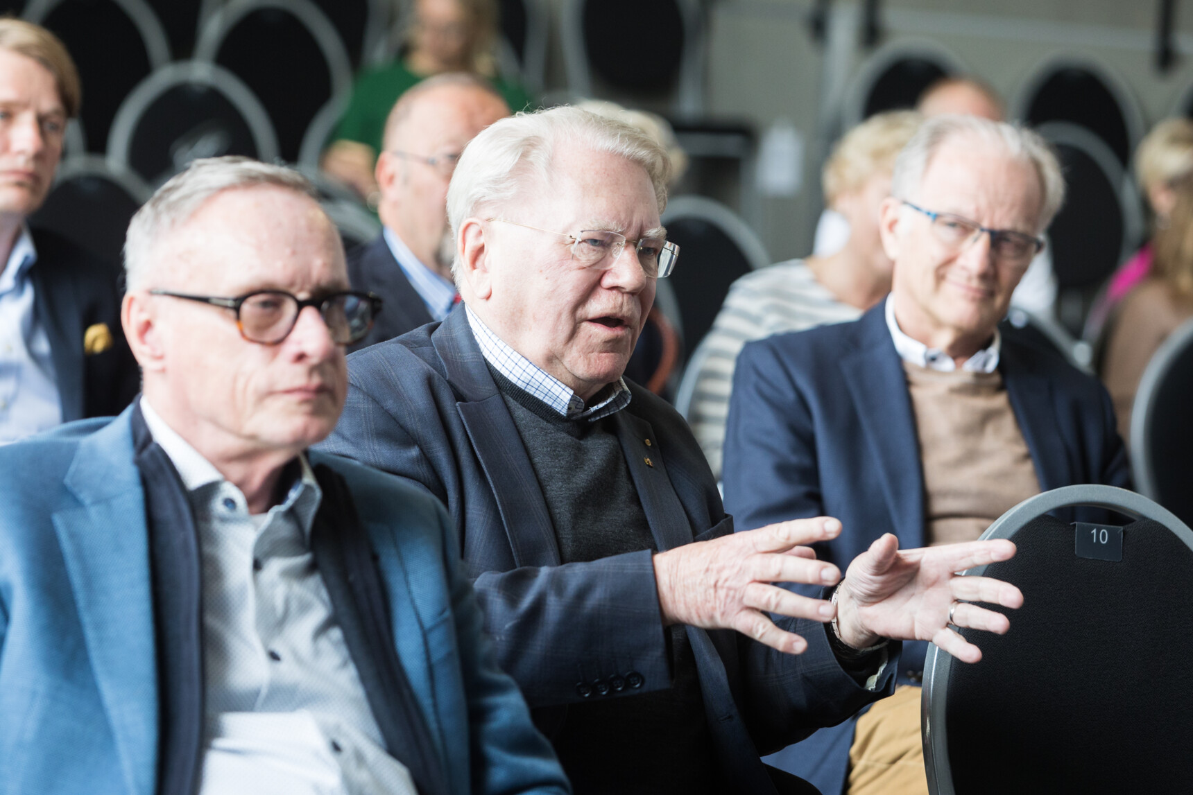 HamburgAmbassador Leif Sjöström gemeinsam mit seinen Kollegen Jürgen Niklaus und Pekka Laaksonen