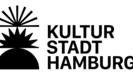 Logo der Kulturstadt Hamburg mit stilisierter Sonne und Schriftzug.
