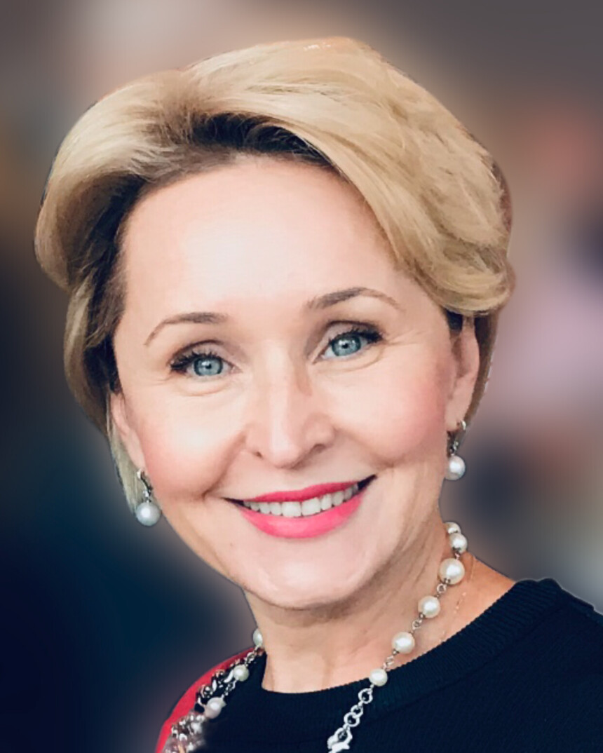 Flagge der Ukraine mit zwei horizontalen Streifen in Blau und Gelb.